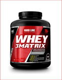 Hardline Whey 3 matrix Protein Powder 2300g - Strawberry