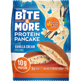 Bite and More Protein Pancake - Vanilla Cream (50g x 12 Pieces Pancake)