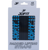Jofit Padded Straps Destekli Ağırlık Kaldırma Kayışı Siyah Mavi