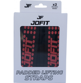 Jofit Padded Straps Black - Red