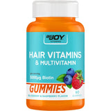 Bigjoy Haarvitamin-Gummibärchen, 60 Stück, Waldfruchtgeschmack, kaubares Multivitaminpräparat