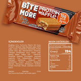 Bite & More Protein Waffle Why Nut! - Fındık Aromalı 1 Adet x 55 Gram (Tekli)