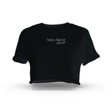 NOWUP NUTRITION Boss Babe Damen Sport-Crop-Top Schwarz (Standard)