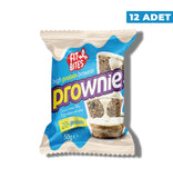 Fit Bites Prownie High Protein Brownie 50g x 12 Pieces - Coconut Cream