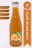 Flavz 100% natürlicher Aprikosensaft - 640ml Glasflasche