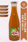 Flavz %100 Doğal Şeftali & Elma Meyve Suyu - 640ml Cam Şişe