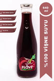 Flavz %100 Doğal Vişne Meyve Suyu - 640ml Cam Şişe