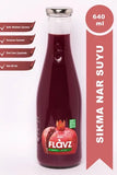 Flavz %100 Doğal Nar Sıkma Meyve Suyu - 640ml Cam Şişe