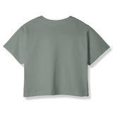 NOWUP NUTRITION Damen Crop-T-Shirt Khaki - Standardgröße (Beast-Serie)