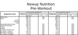 NOWUP NUTRITION Pre-Workout Aminosäure Kirsche 12g (Einzeln)