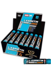 Hardline L-Karnitin Matrix 3000 mg – Şeftali Aromalı (30 ml x 20 Adet)