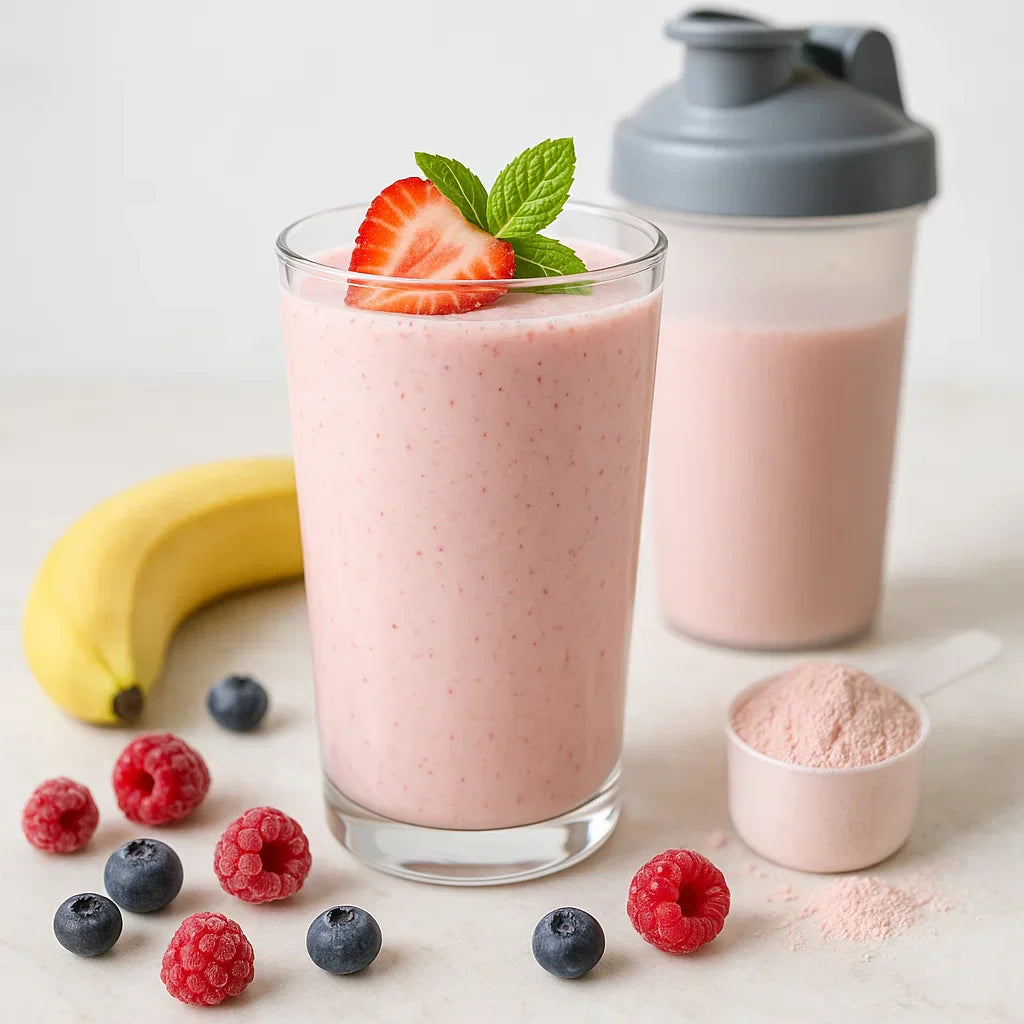 Antrenman Sonrası Hızlı Kurtarıcı: Proteinli Meyveli Milkshake