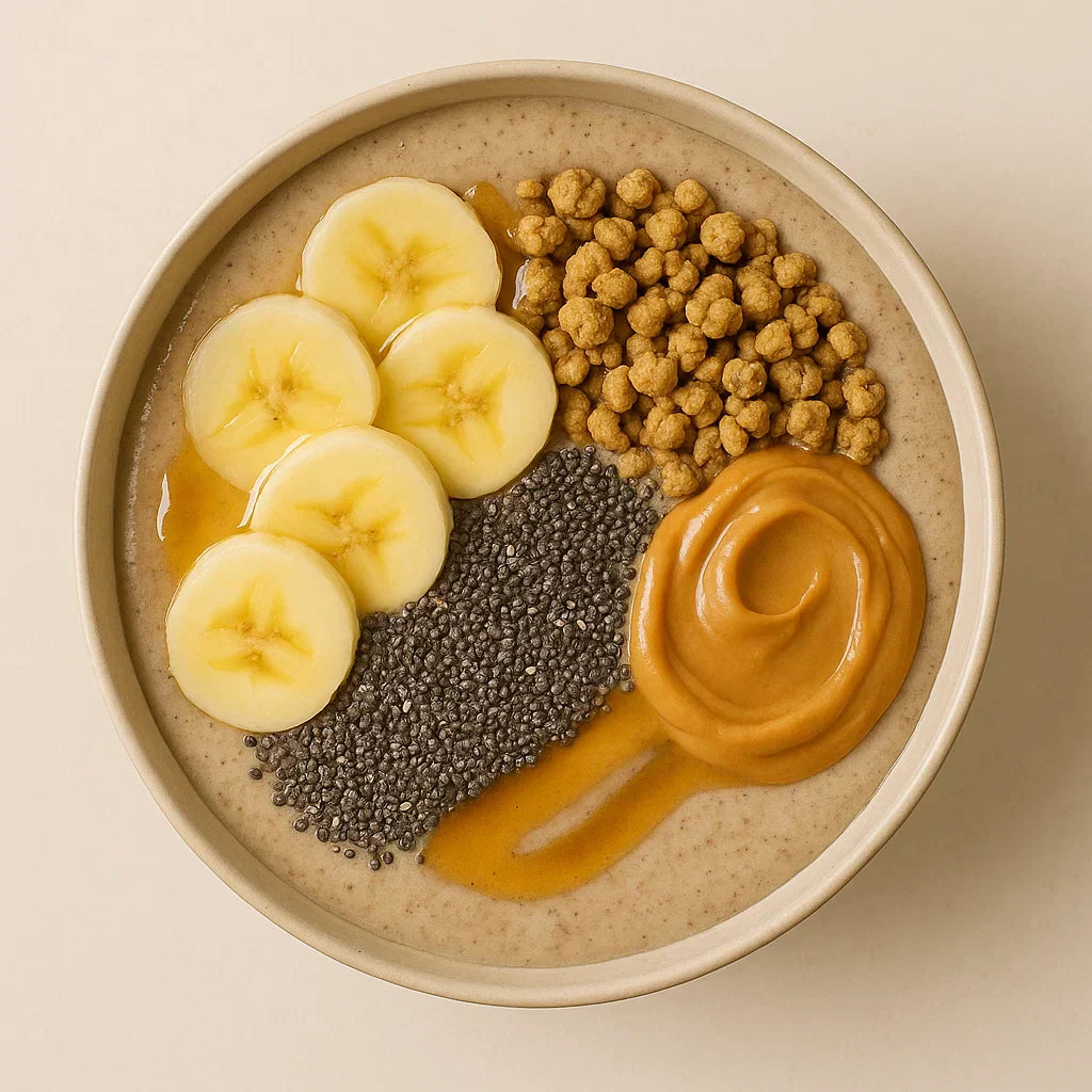 Gainer'lı Muzlu Smoothie Bowl