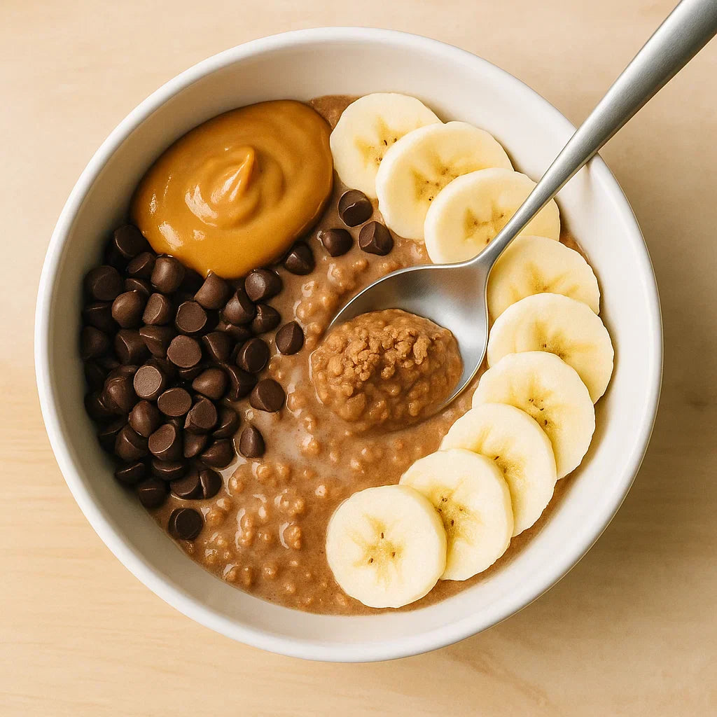 Fıstık Ezmeli & Çikolatalı Yulaflı Kase