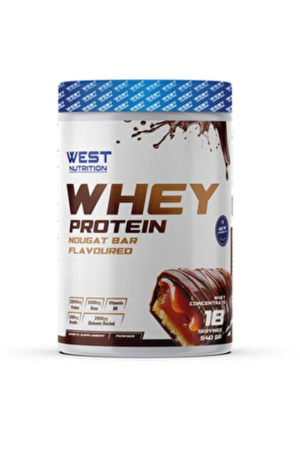 West Whey Protein Tozu 540g 18 Servis - Nougat Bar Aromalı