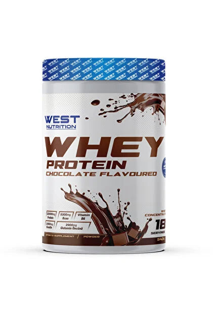 West Whey Protein Tozu 540g 18 Servis - Çikolata Aromalı