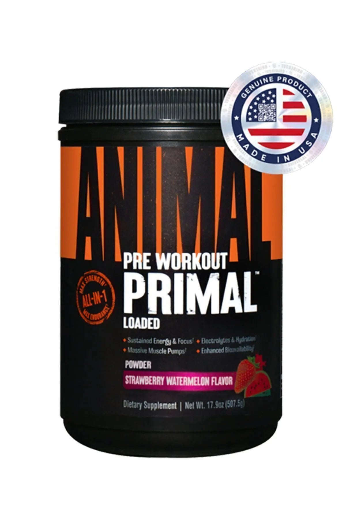 Universal Animal Primal 507g Çilek/Karpuz Aromalı Toz  Pre-Workout Ürün ana görseli