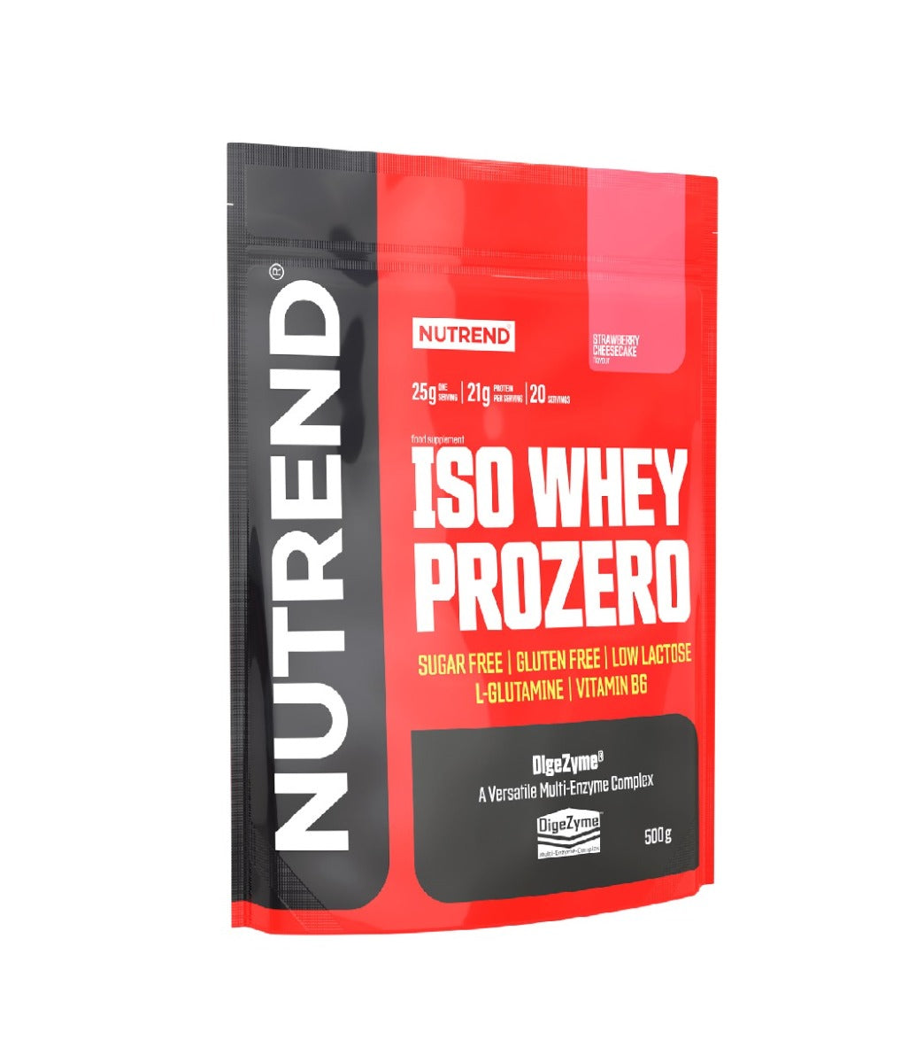 Nutrend ISO Whey Prozero 500 Gramm - Erdbeer-Käsekuchen Hauptbild