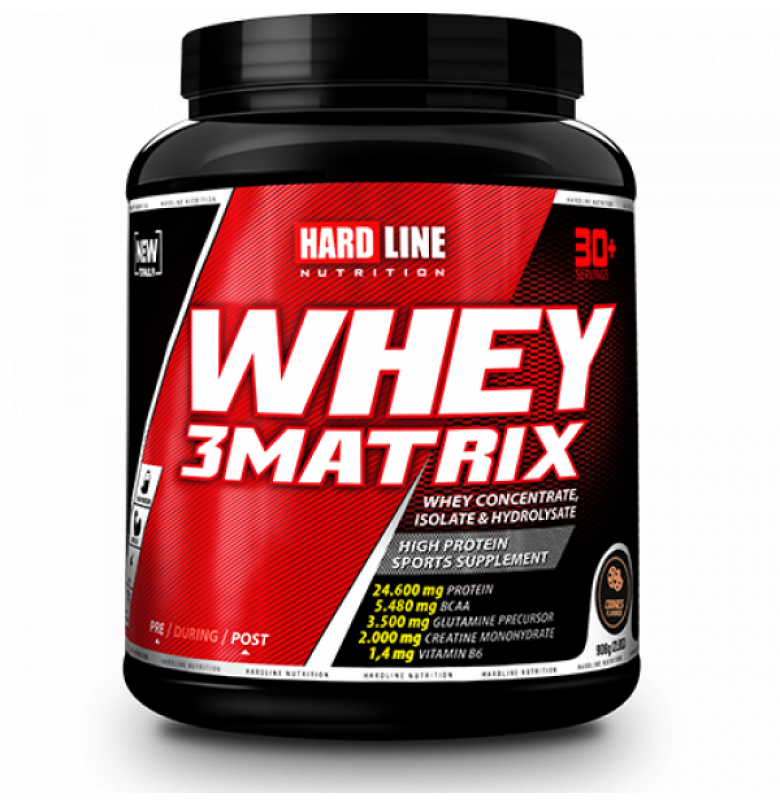 Hardline Whey 3 Matrix 908g Proteinpulver mit Keksgeschmack Hauptbild