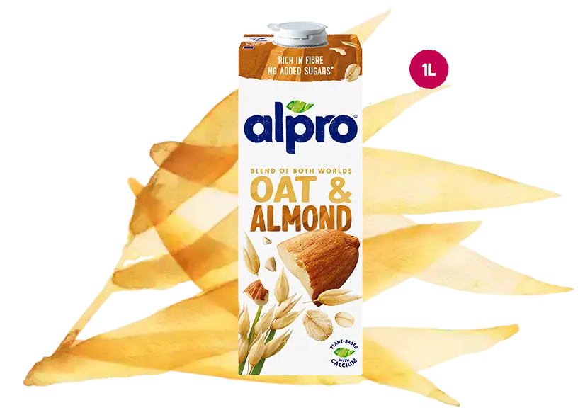 ALPRO Yulaf Badem Sütü 1 L - Bitkisel Laktozsuz İçecek