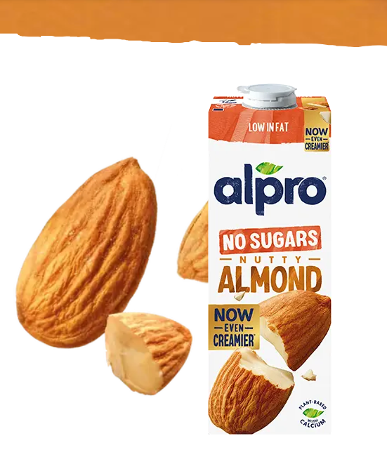 ALPRO Şekersiz Badem Sütü 1 L - Laktozsuz Bitkisel Ürün ikincil görseli