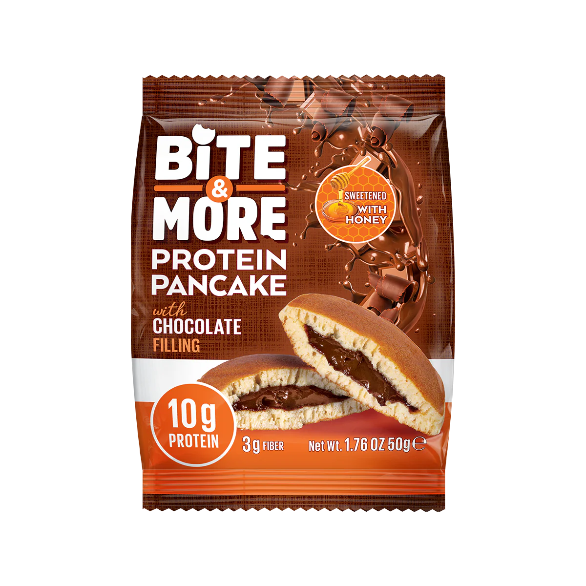 Bite & More Proteinli Pancake 50g Çikolatalı Pankek(Tekli)