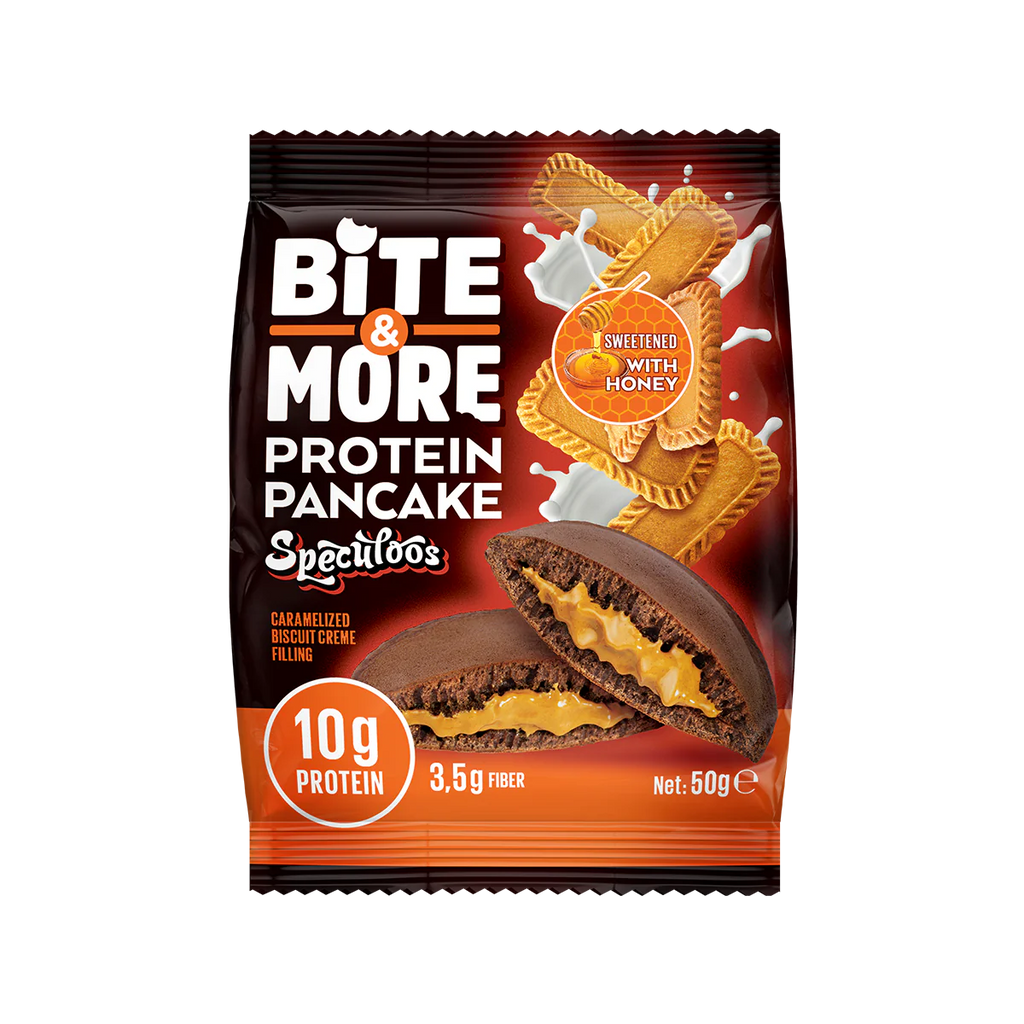 Bite & More Proteinli Pancake 50g  Speculoos Kurabiyeli Pankek(Tekli)