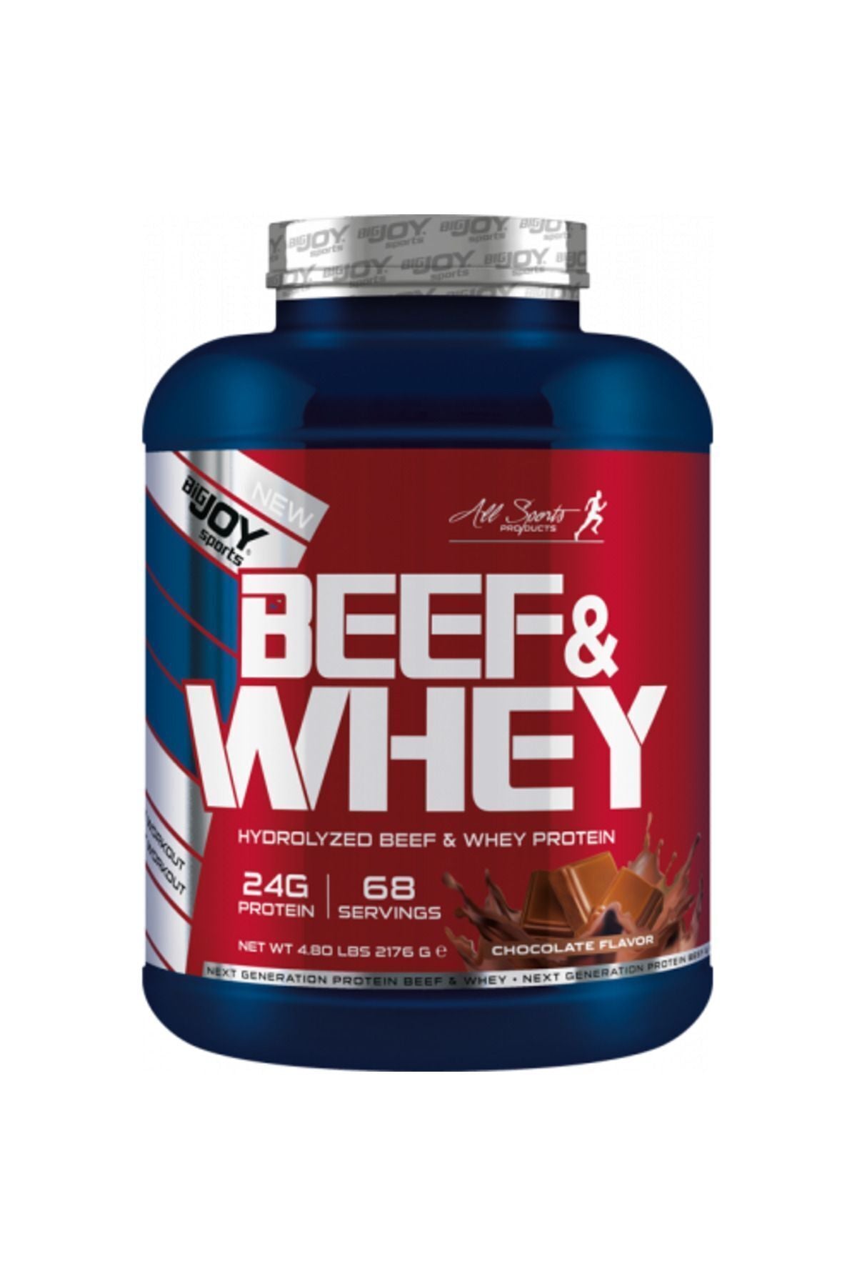BigJoy Hidrolize Beef Whey Protein Tozu 2176g Çikolatalı Et Proteini Ürün ana görseli
