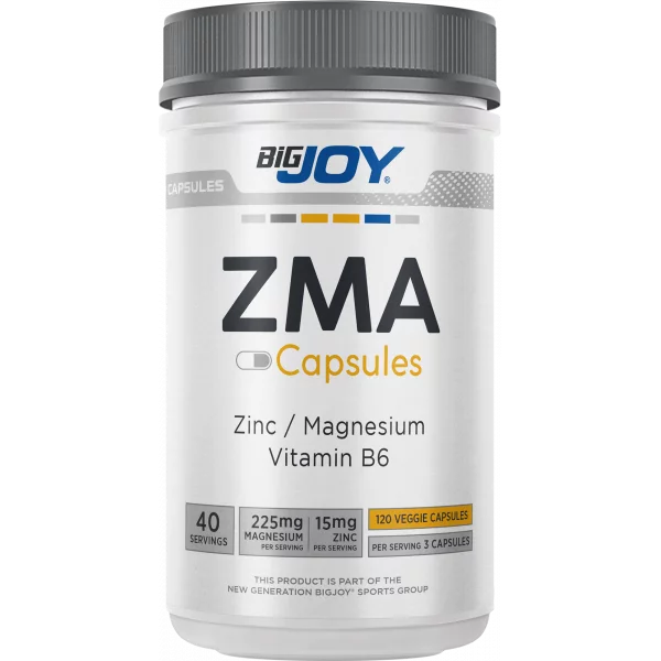 BigJoy ZMA Çinko Magnezyum Vegan Takviyesi 120 Kapsül (Vegan) Ürün ana görseli