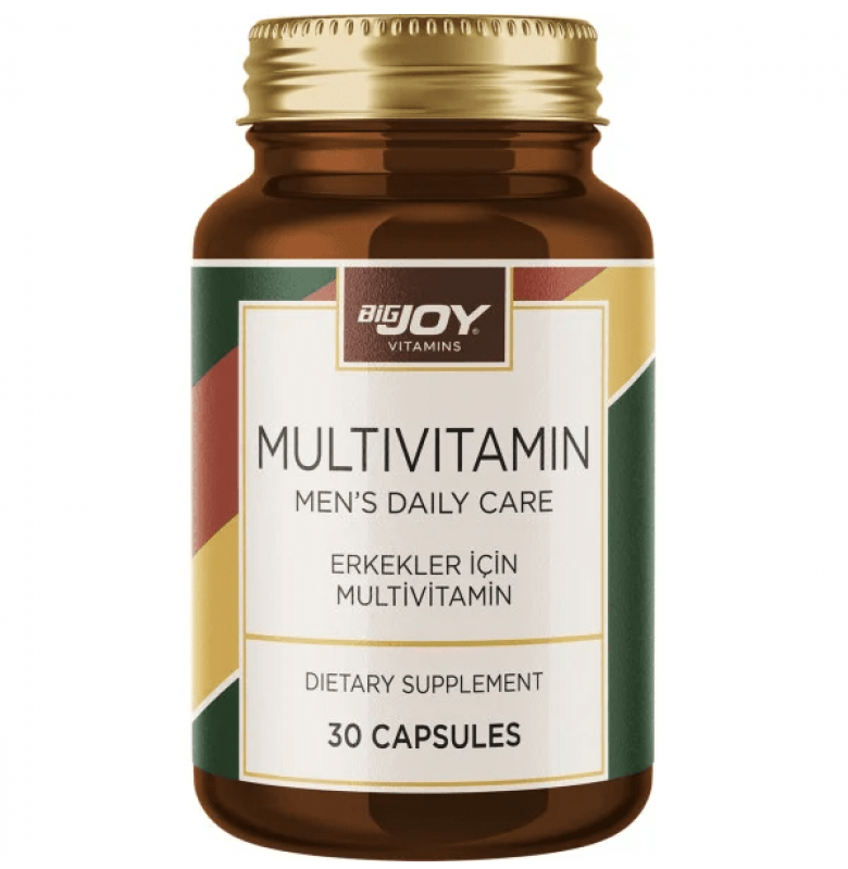 Bigjoy Vitamins Men's Daily Care - Erkekler İçin Multivitamin 30 Kapsül Ürün ana görseli