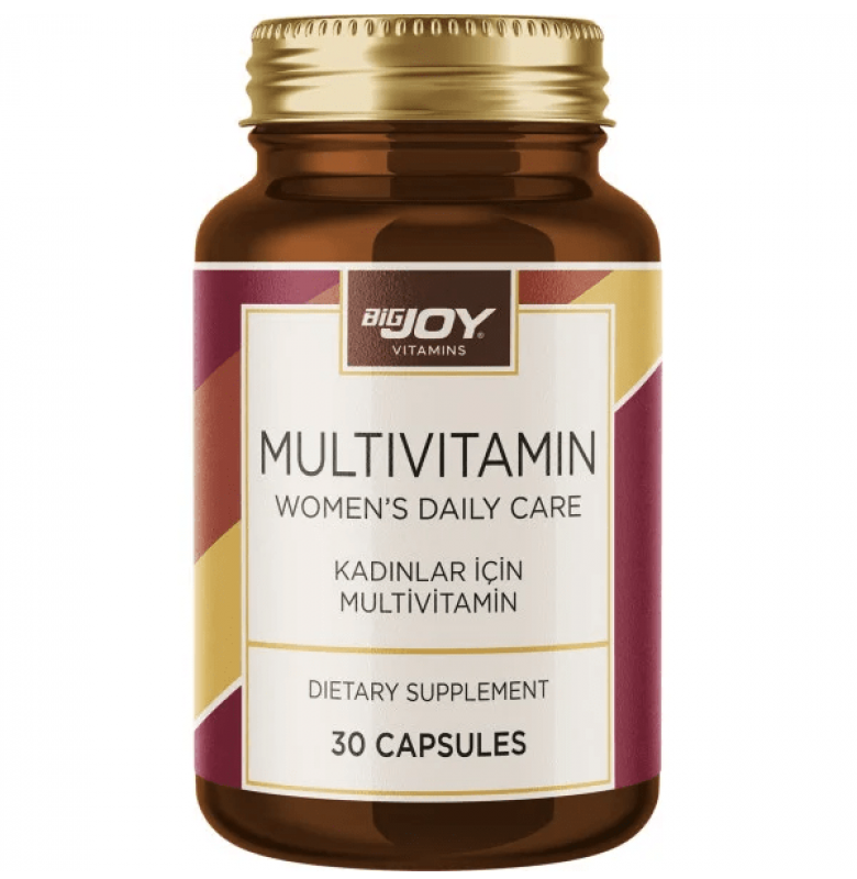 Bigjoy Vitamins Women's Daily Care - Kadınlar İçin Multivitamin 30 Kapsül Ürün ana görseli