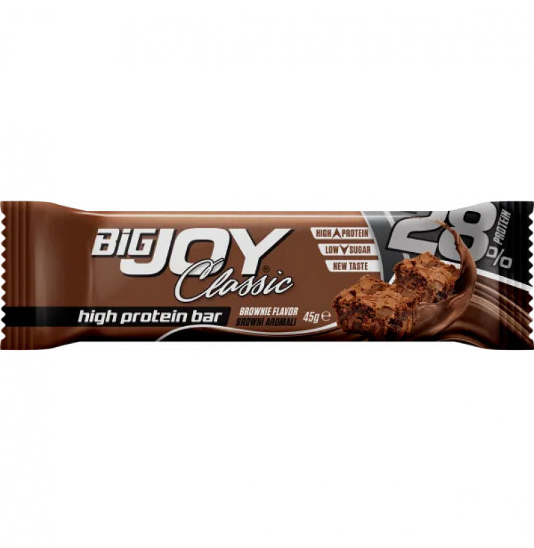 Bigjoy Classic High Protein Brownie Aromalı Protein Bar 45g (Tekli) Ürün ana görseli