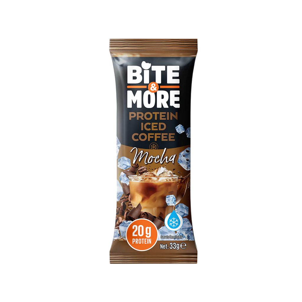 Bite & More Proteinli Soğuk Kahve Mocha 33g (10lu Kutu)