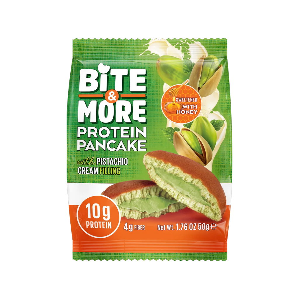 Bite & More Protein Pancake 50g Antep Fıstıklı Pankek (12li Kutu)