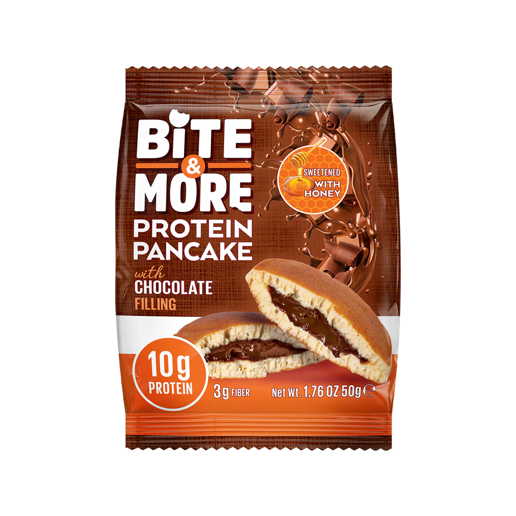Bite & More Proteinli Pancake 50g Çikolatalı Pankek(Tekli)