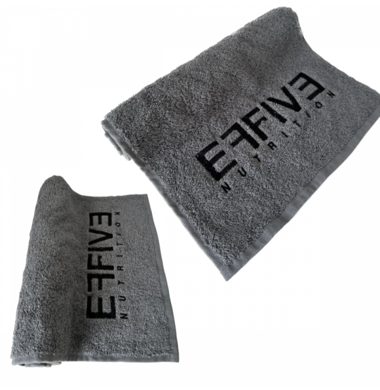 Effive Nutrition Spor Havlusu Gri-Siyah (35x85 cm)