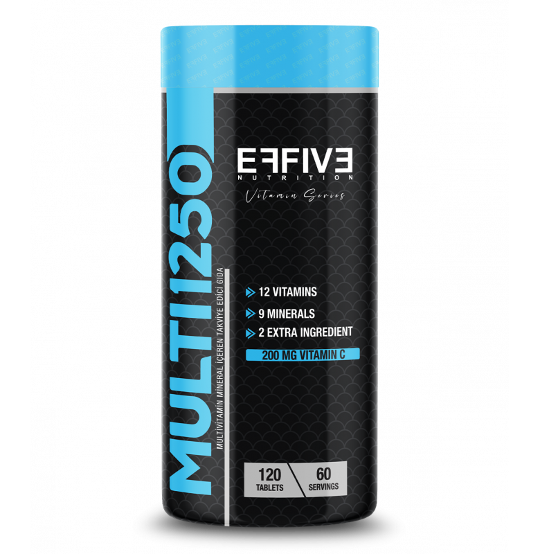 Effive Nutrition Multi1250 Multivitamin Mineral 120 Tablet Ürün ana görseli