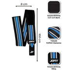Jofit Ağırlık Dirsek Sargısı Elbow Wraps Siyah Mavi