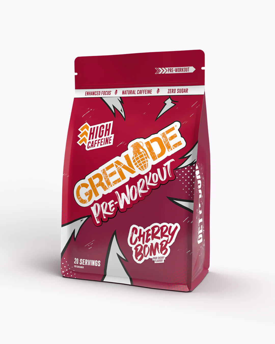 Grenade Cherry Bomb 330g Kiraz Aromalı Pre-Workout Tozu Ürün ana görseli