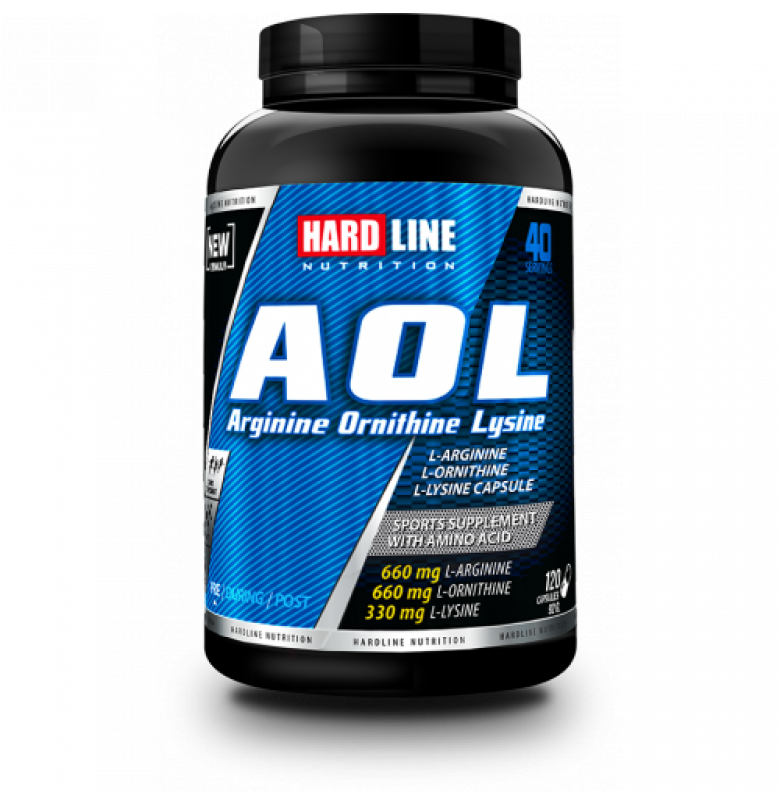 Hardline AOL 120 Kapsül - Arjinin Ornitin Lizin AminoAsit Ürün ana görseli
