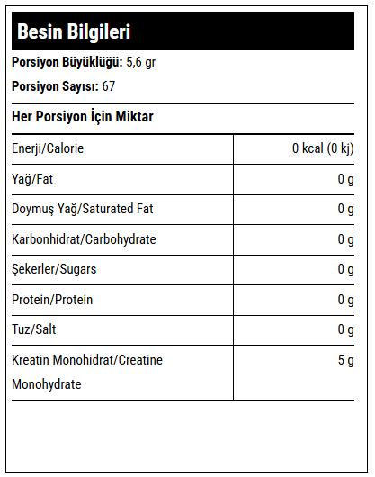 Hardline Creatine Micronized 336g - Portakal Aromalı Mikronize Kreatin Ürün ikincil görseli