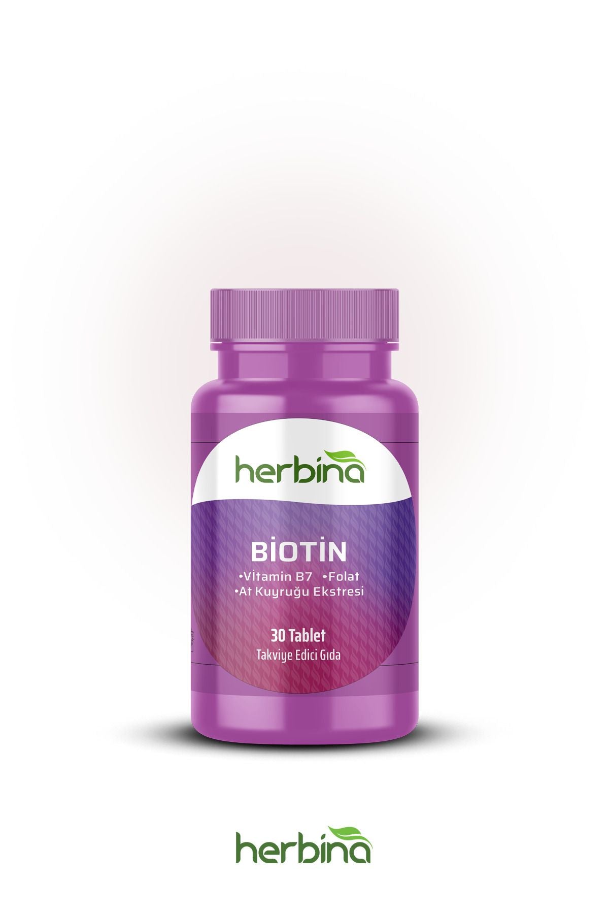 Herbina Biotin 5000mcg At Kuyruğu Ekstresi 30 Tablet Ürün ana görseli