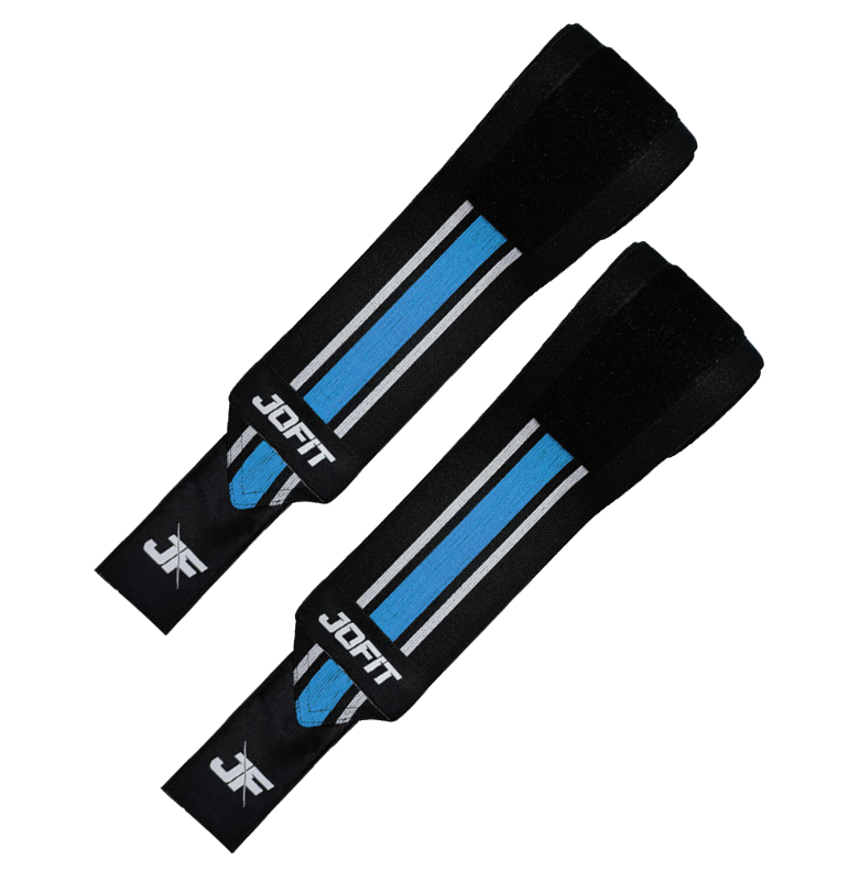 Jofit Knee Wraps Diz Bandajı Siyah Mavi Ürün ikincil görseli