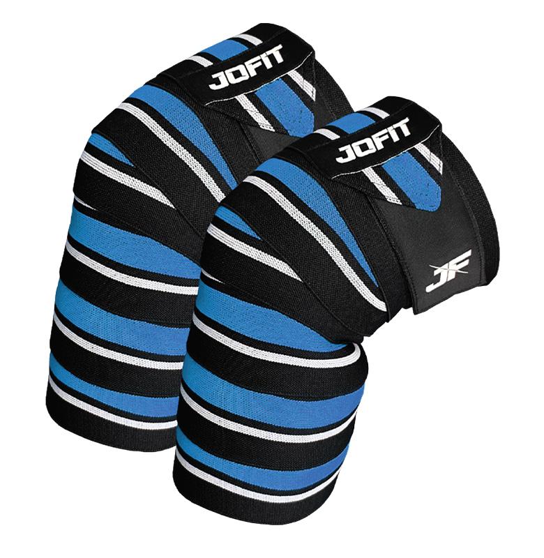 Jofit Knee Wraps Siyah - Mavi