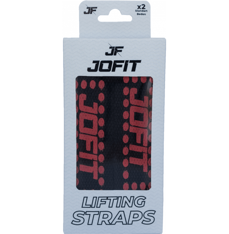 Jofit Lifting Straps Weight Lifting Belt Black Red Main image