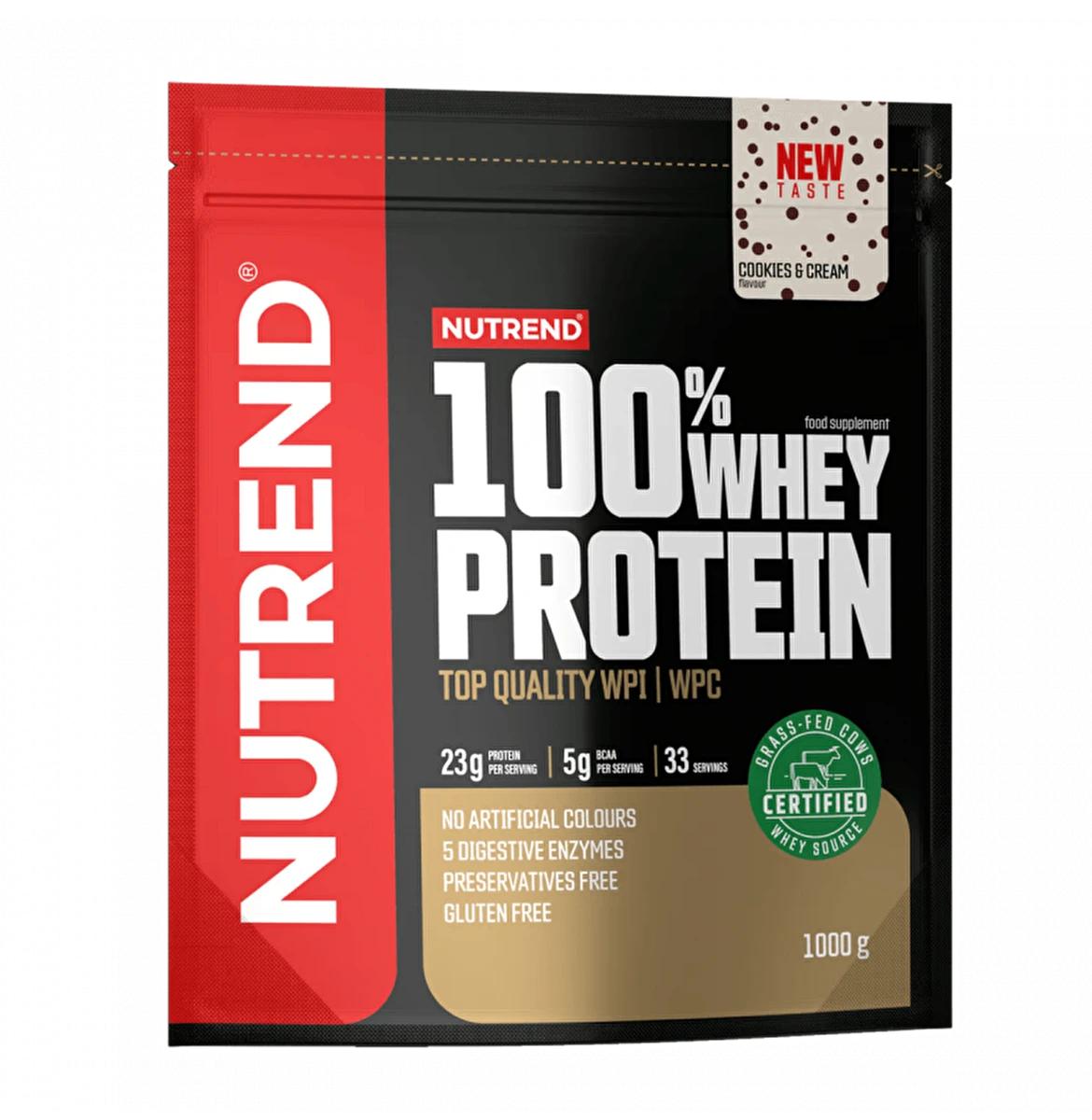Nutrend Whey Protein 1000g Kurabiye Kremalı Protein Tozu Ürün ana görseli