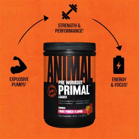Universal Animal Primal 507g Çilek/Karpuz Aromalı Toz  Pre-Workout Ürün ikincil görseli