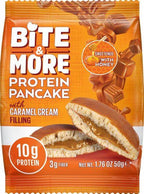 Bite & More Proteinli Pancake 50g Karamel Kremalı Pankek(Tekli)