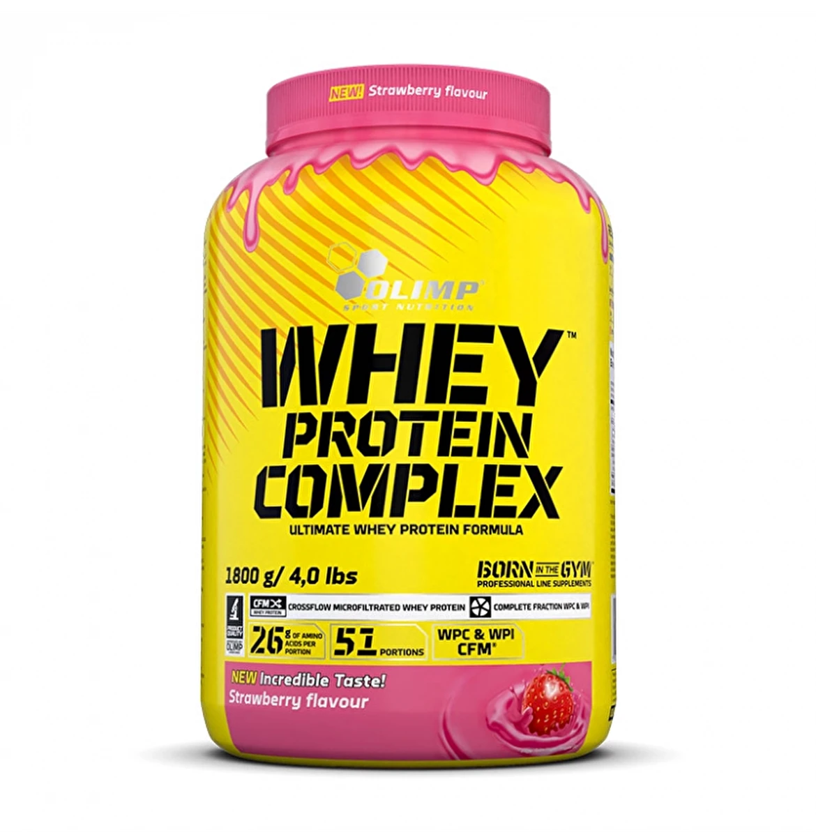 Olimp Whey Protein Complex 1800 grams - Strawberry Main image