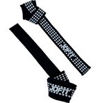 Jofit Padded Straps Destekli Ağırlık Kaldırma Kayışı Siyah Beyaz